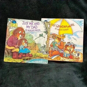 **HOST PICK** Two Vintage 1980s Mercer Mayer books  that include vinyl records